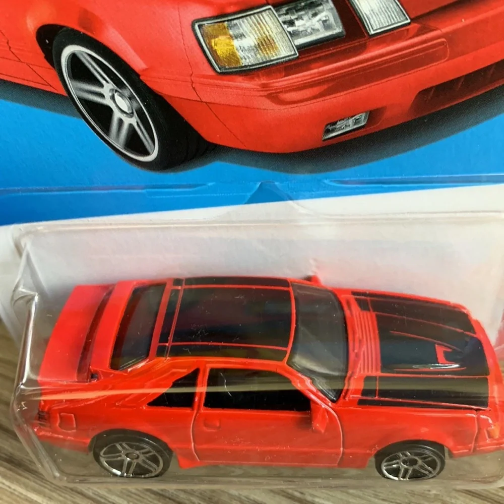 Hot Wheels 1984 Ford Mustang SVO Red Then Now 80s Pony Car Hotwheels 2024 🆕